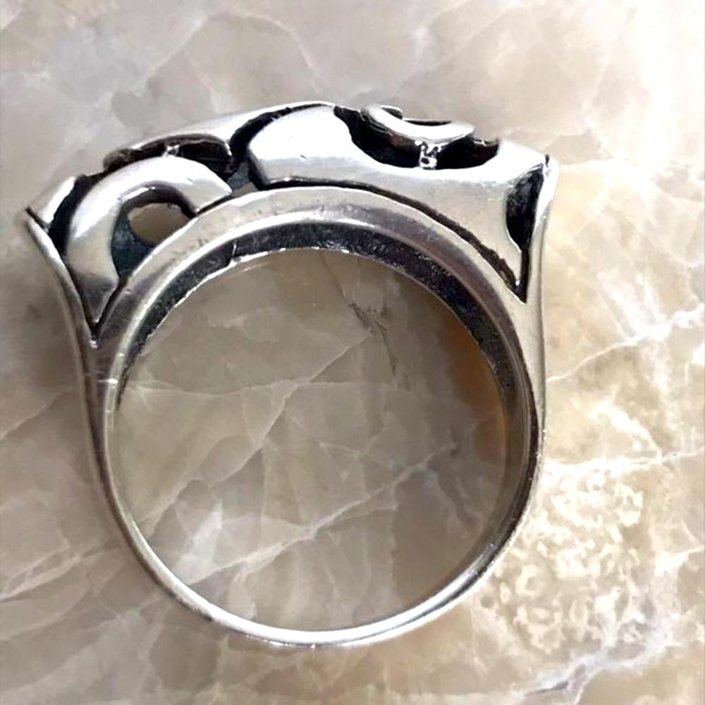 925 Sterling Silver Exquisite Design Ring - Picture 5 of 7